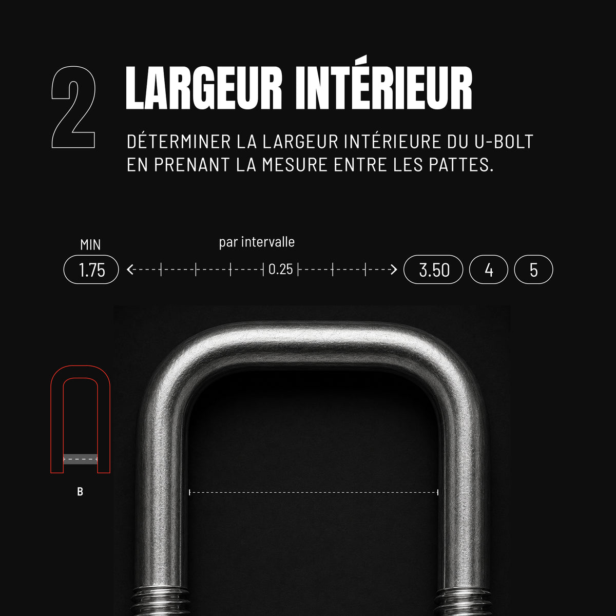 U-Bolts - Semi-Rond